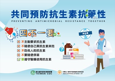 共同預防抗生素抗藥性-四不一要